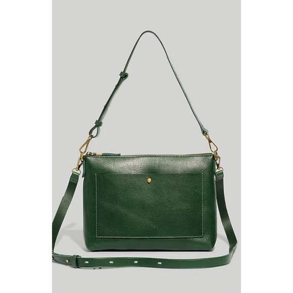Madewell Handbags - Madewell Womens $158 Transport Shoulder Crossbody Bag Forest Green NC275
